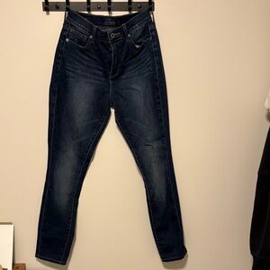 Lucky Brand Women's Deep Indigo Olivia Skinny Jeans